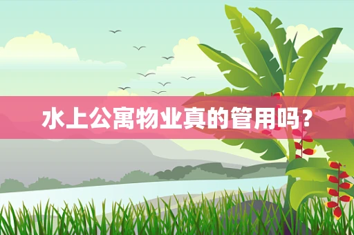 水上公寓物业真的管用吗？