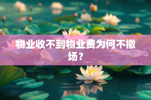 物业收不到物业费为何不撤场？