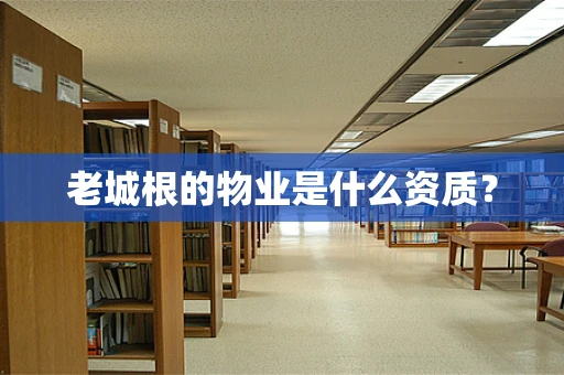 老城根的物业是什么资质？