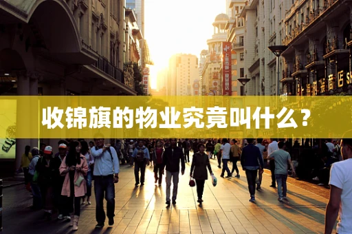 收锦旗的物业究竟叫什么？