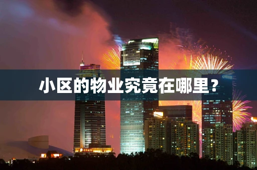 小区的物业究竟在哪里？