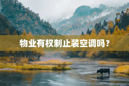 物业有权制止装空调吗？
