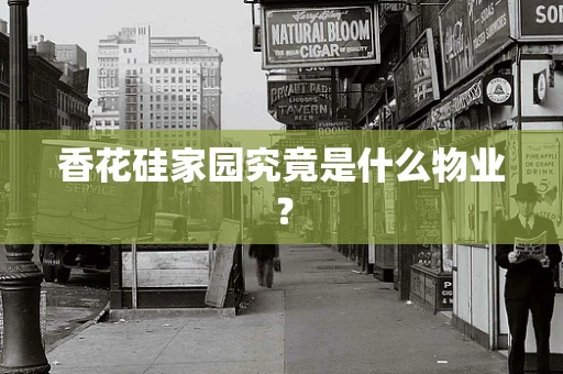 香花硅家园究竟是什么物业？