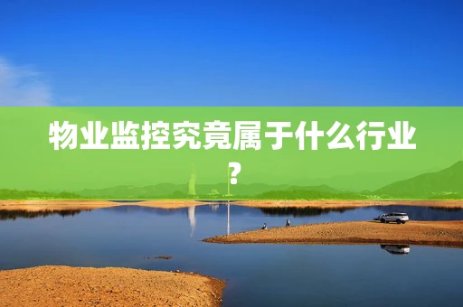 物业监控究竟属于什么行业？