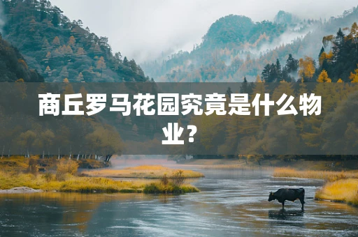 商丘罗马花园究竟是什么物业？