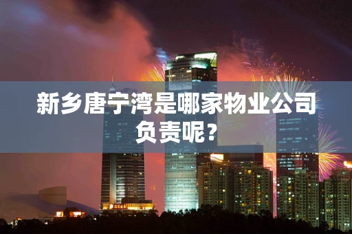 新乡唐宁湾是哪家物业公司负责呢？