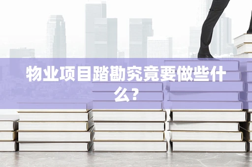 物业项目踏勘究竟要做些什么？