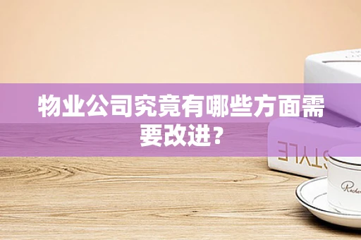 物业公司究竟有哪些方面需要改进？