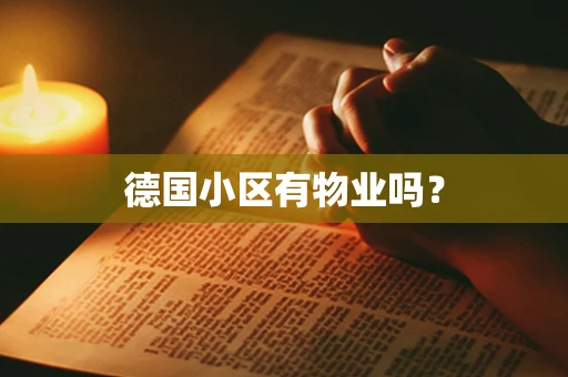 德国小区有物业吗？