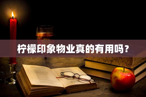 柠檬印象物业真的有用吗？