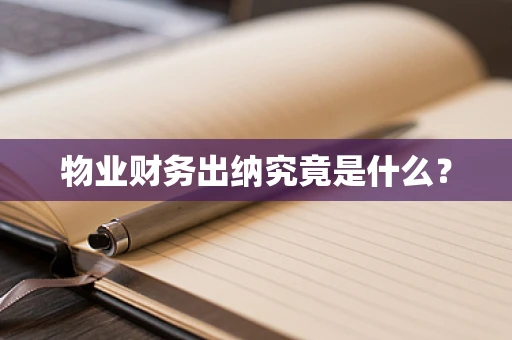 物业财务出纳究竟是什么？