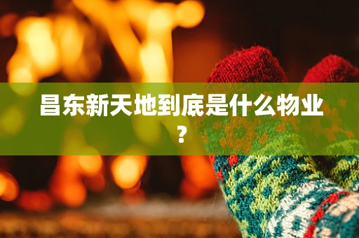 昌东新天地到底是什么物业？