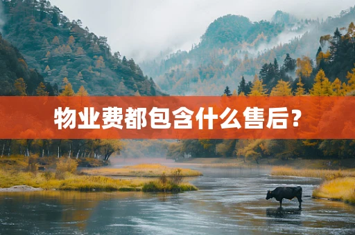 物业费都包含什么售后？