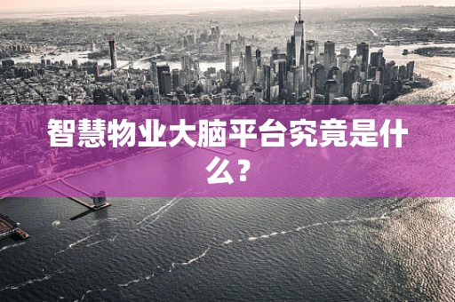 智慧物业大脑平台究竟是什么？