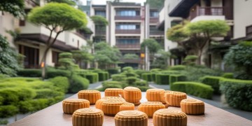 小区物业会发月饼吗？
