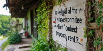 村委收取物业房租合法吗？