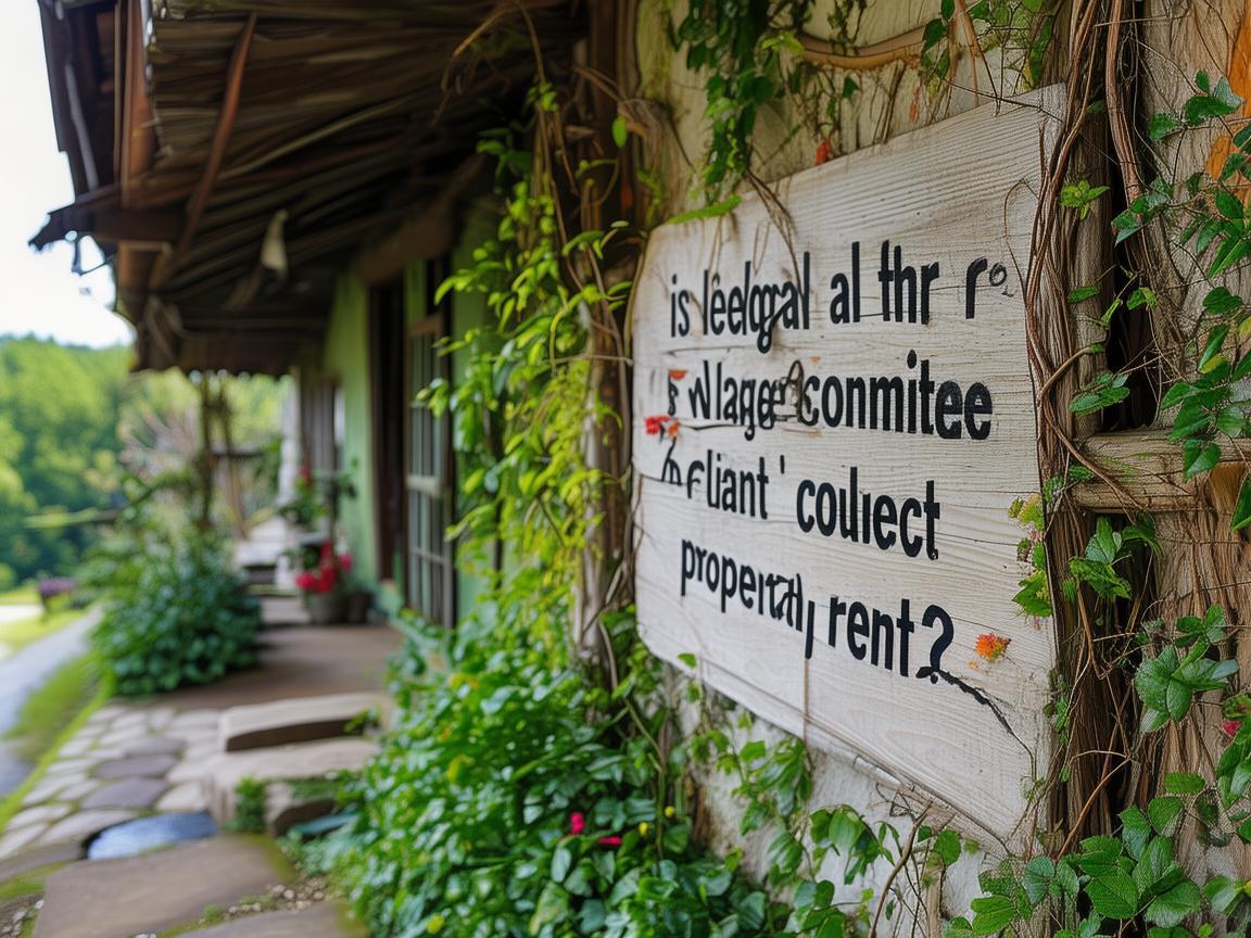 村委收取物业房租合法吗？